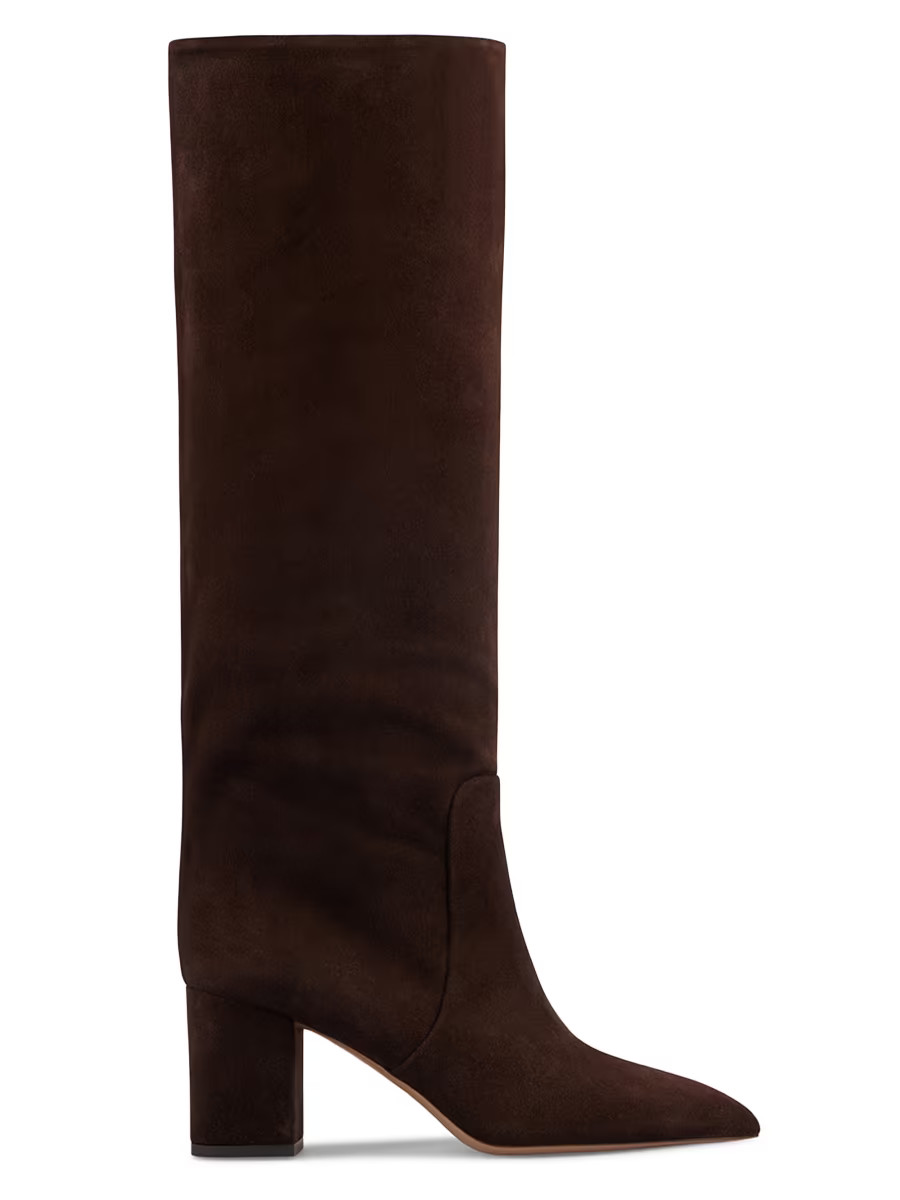 Anja 70MM Suede Knee-High Boots | Saks Fifth Avenue