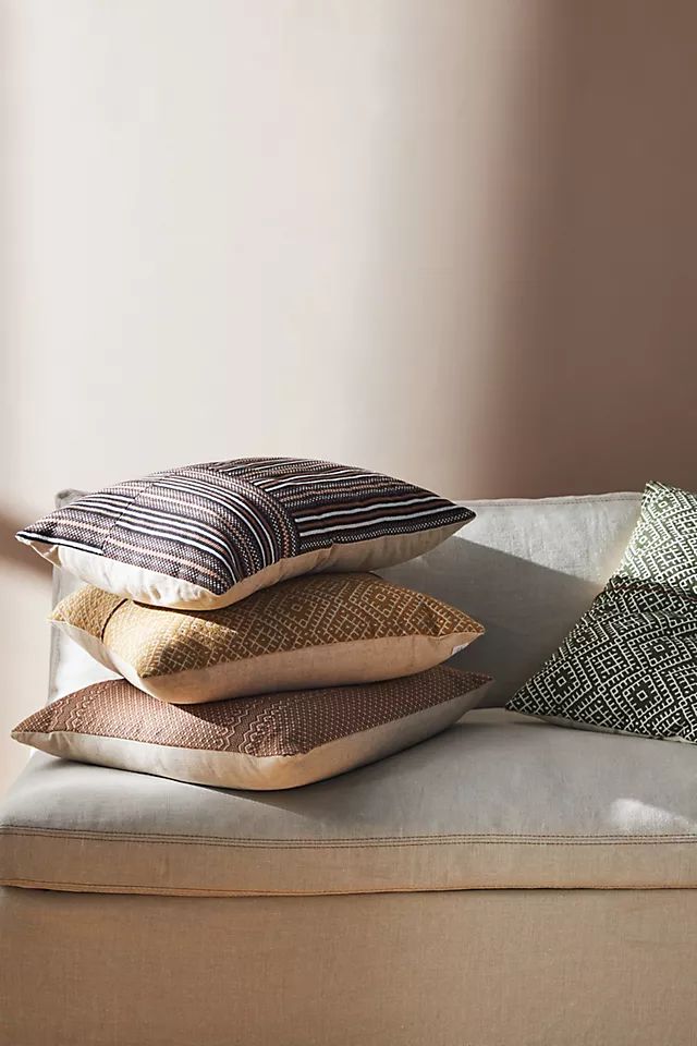Amber Lewis for Anthropologie Woven Westley Pillow | Anthropologie (US)