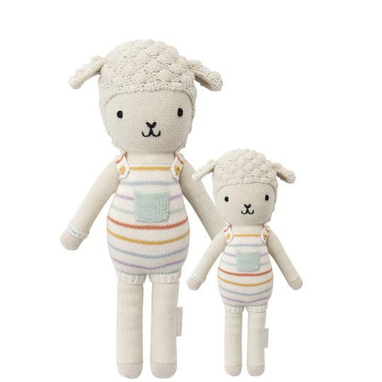 cuddle + kind Avery The Lamb Little 13" Hand-Knit Doll – 1 Doll = 10 Meals, Fair Trade, Heirloom Qua | Amazon (US)