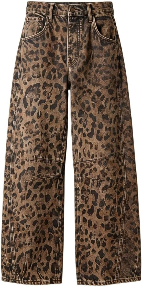 High Waisted Barrel Leg Jeans for Women Cropped | Amazon (US)