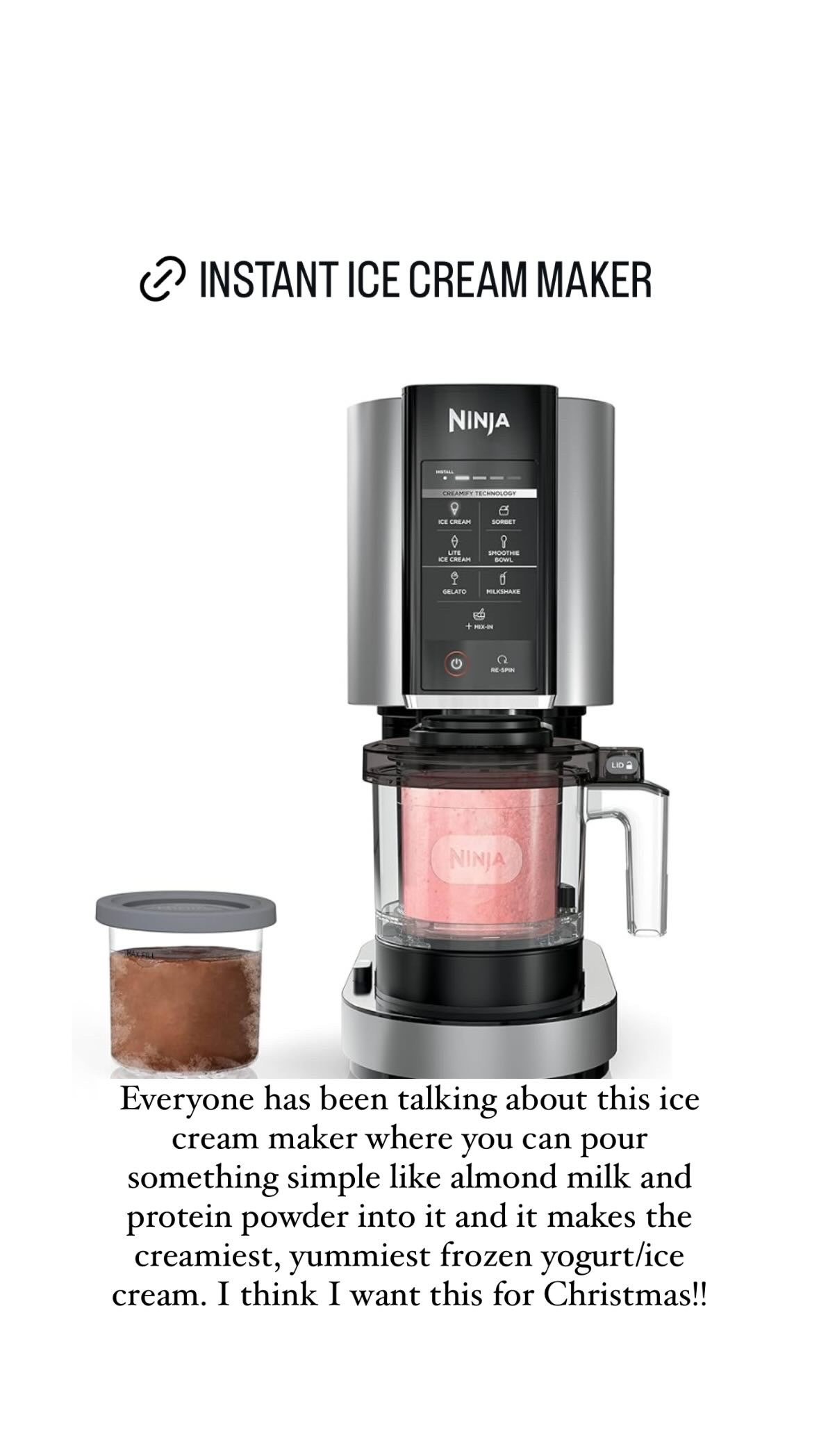 I want this for Christmas! Ice cream maker, gift guide. 

#LTKHome #LTKCyberWeek #LTKGiftGuide