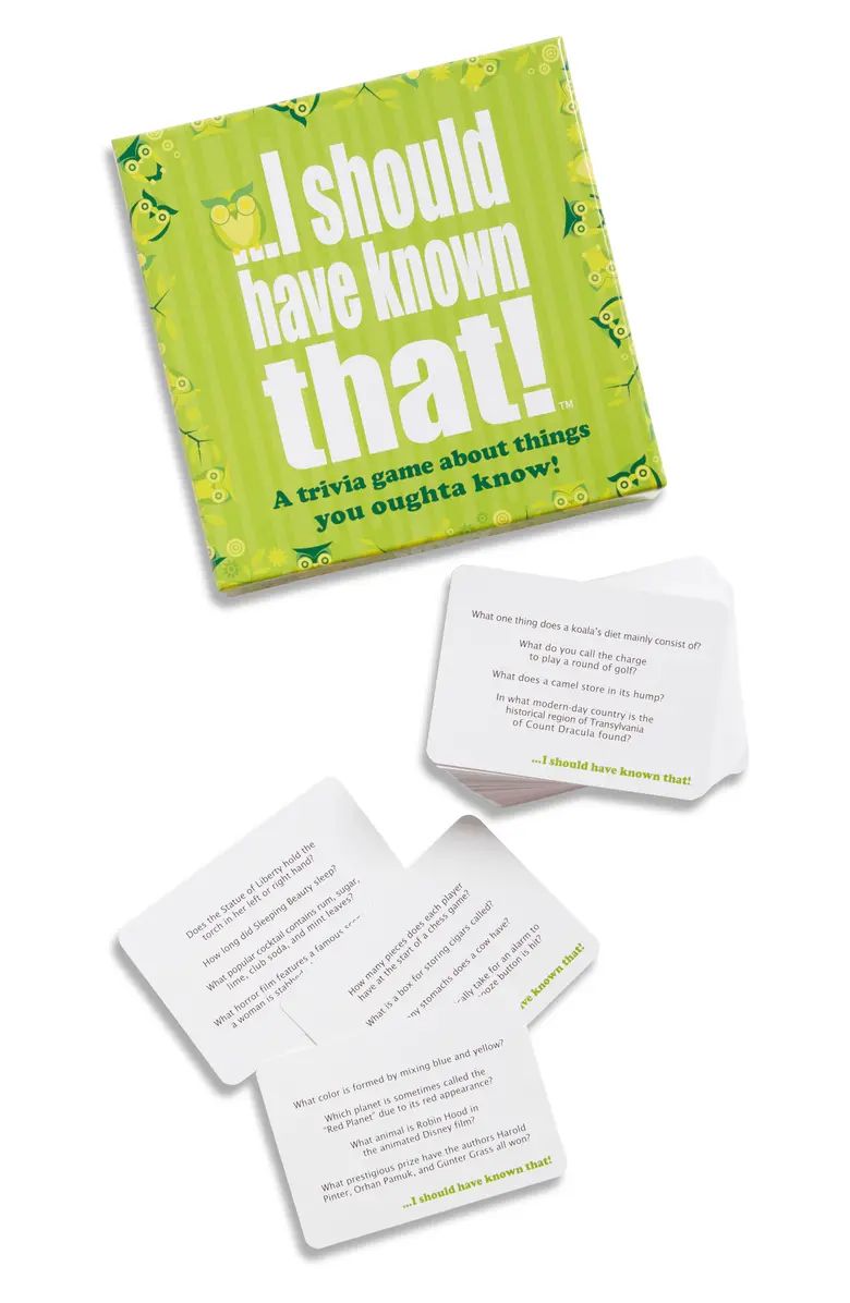 I Should Have Known That Party Trivia Card Game | Nordstrom