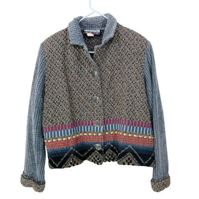 Rare Vtg It’s Outta The Bag Unge-Potch-Ket Tapestry 90’s Jacket Size L? Pockets | eBay US