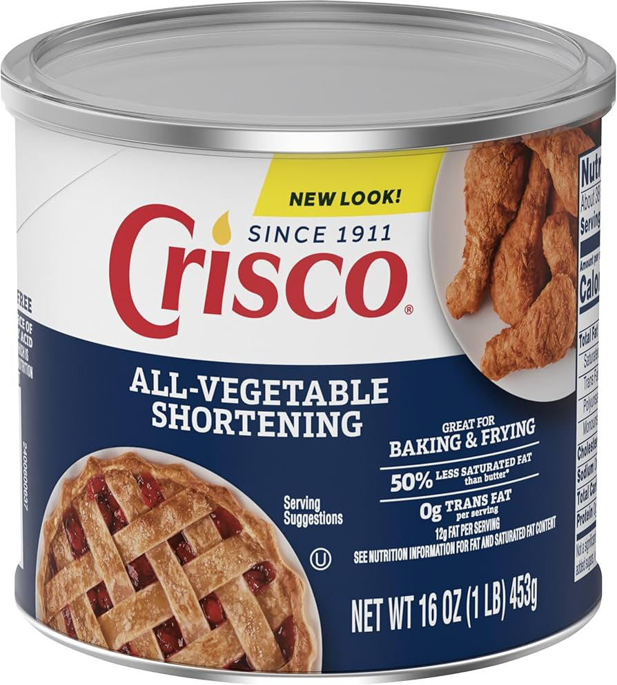 Crisco All-Vegetable Shortening, 16 Ounce | Amazon (US)