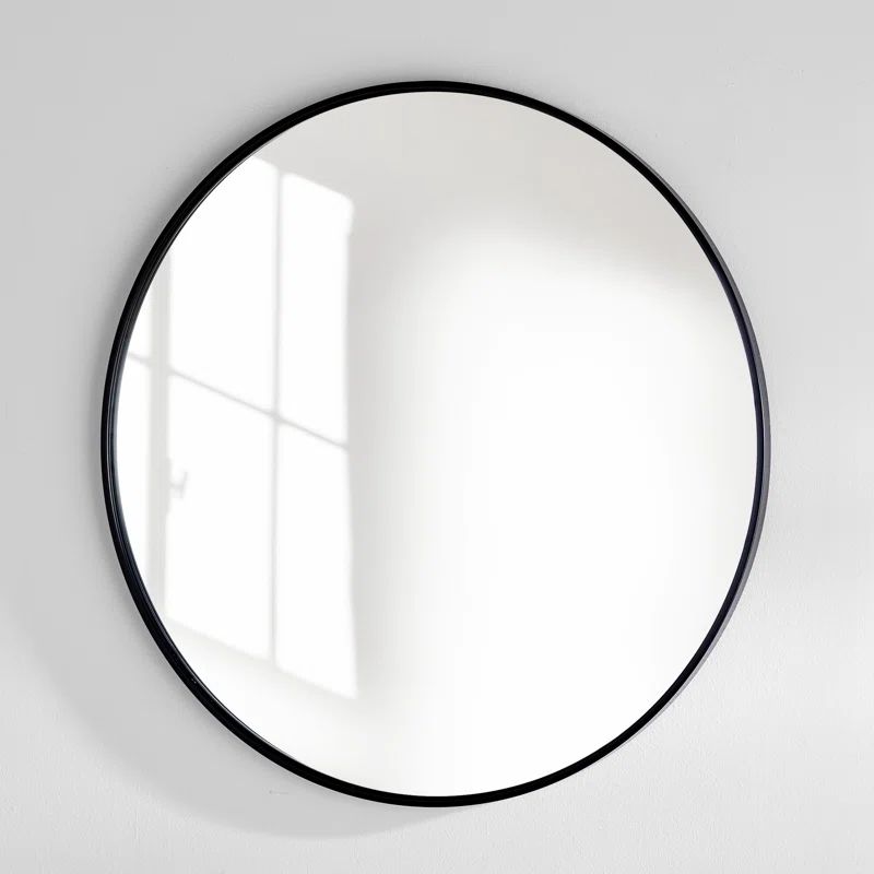 Sabine Metal Round Wall Mirror | Wayfair North America