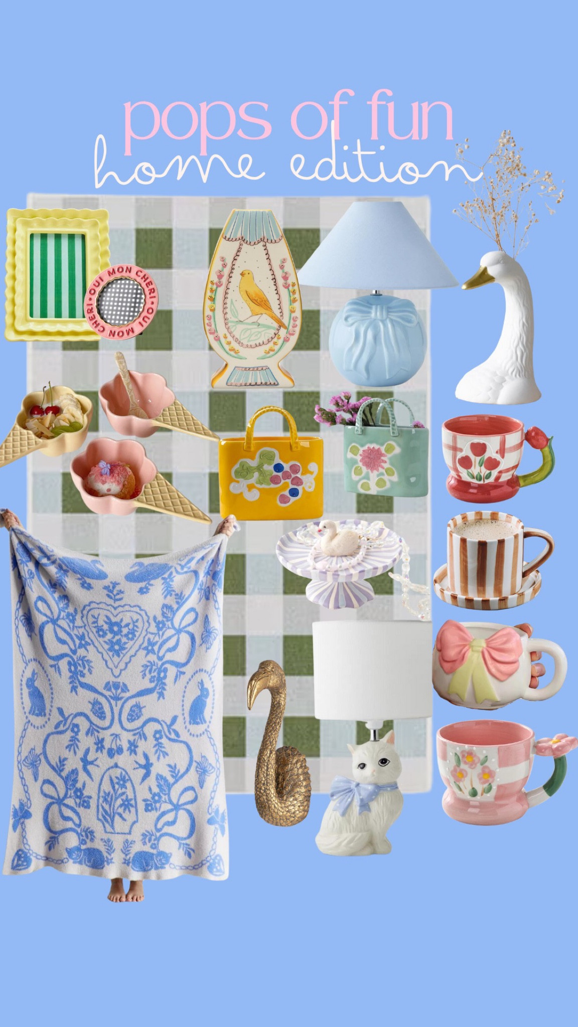 Pops of fun and whimsy for your home! 🎪💘🍒🌈🎠🎀🩵

#LTKSeasonal #LTKhome #LTKsalealert