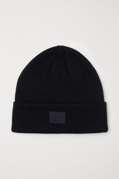 H & M - Fine-knit Hat - Black | H&M (US + CA)