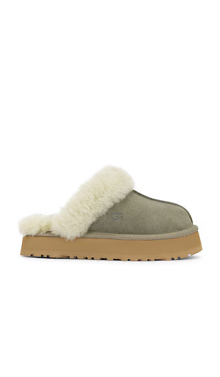 Disquette Slipper in Moss Green & Muted Brass | Revolve Clothing (Global)