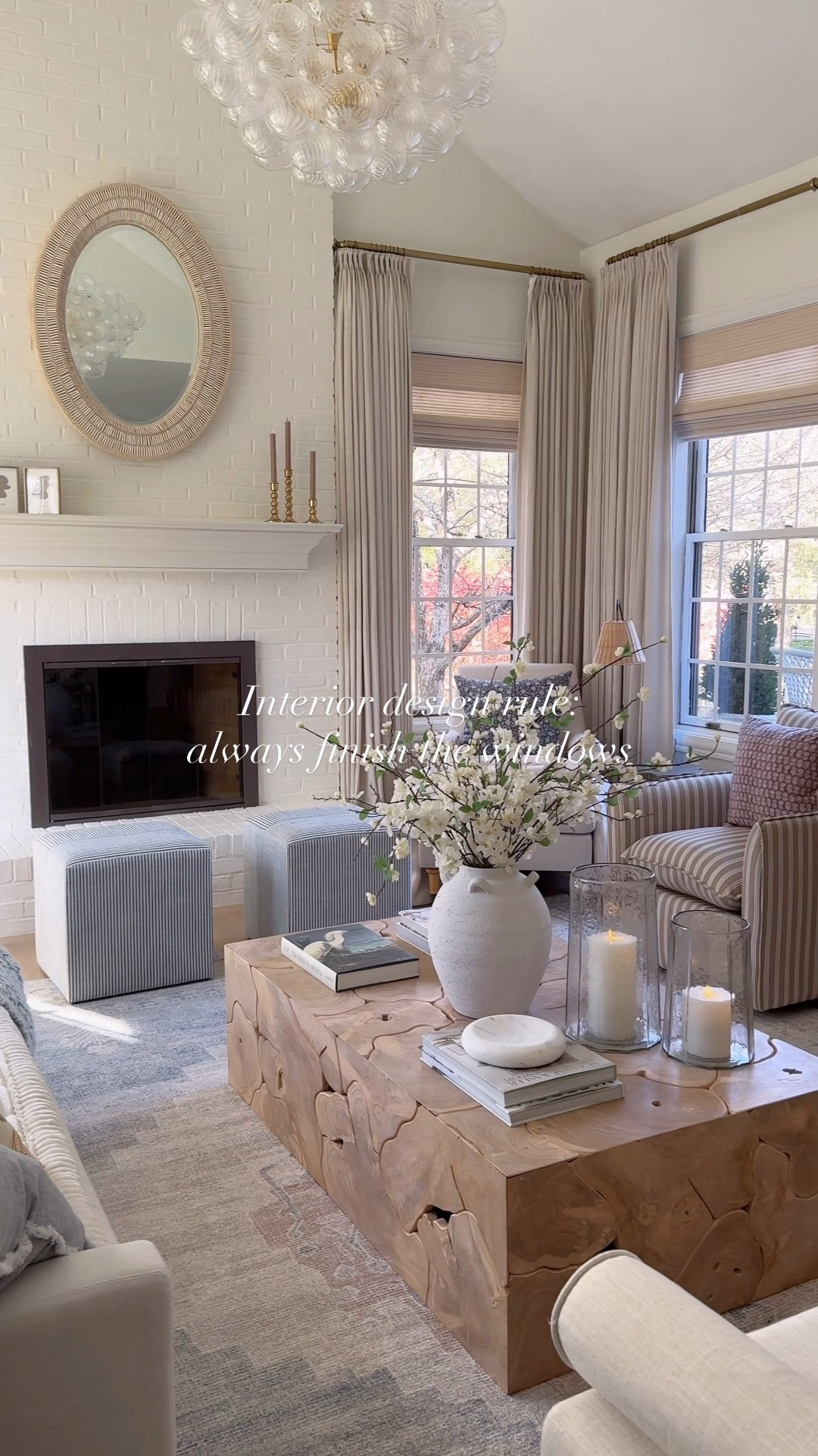 Linking all my curtains, shades and hardware in this post! 

Use code: BLUSHINGBOHO for 24% off your entire order!

I have the Jawara - ivory beige in my living room 
Isabella - winter sky in my bedroom/bathroom
Liz - ivory white in my sitting room and office 

All my shades are lay - marble white. I have a mix of cordless and motorized  

#LTKSaleAlert #LTKHome #LTKselfcare