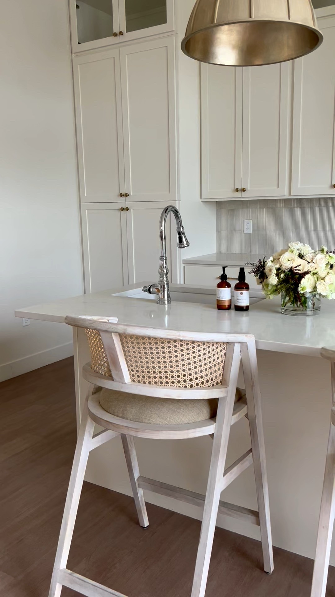 Believe it or not this is a break room we designed for @just.ingredients employees ✨ But we’d move right in if we could! Nothing about this kitchen gives off office vibes, and that’s exactly what we were going for. 

#LTKHome #LTKWorkwear #LTKFamily