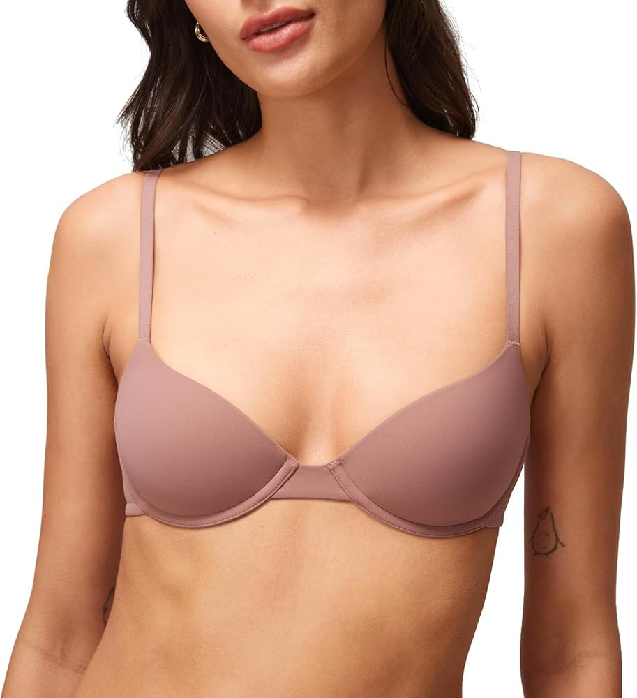 T-Shirt Bras for Women Small Breasted Demi Underwire Lightly Lined Bras 32AA-38A | Amazon (US)