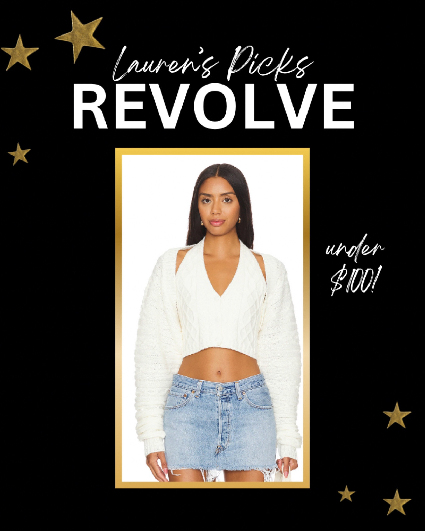 Sweater Shrug and Tank from Revolve 🤍