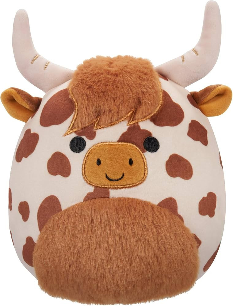 Squishmallows 8" Alonzo The Spotted Highland Cow - Small Officially Licensed Kellytoy Plush - Col... | Amazon (US)