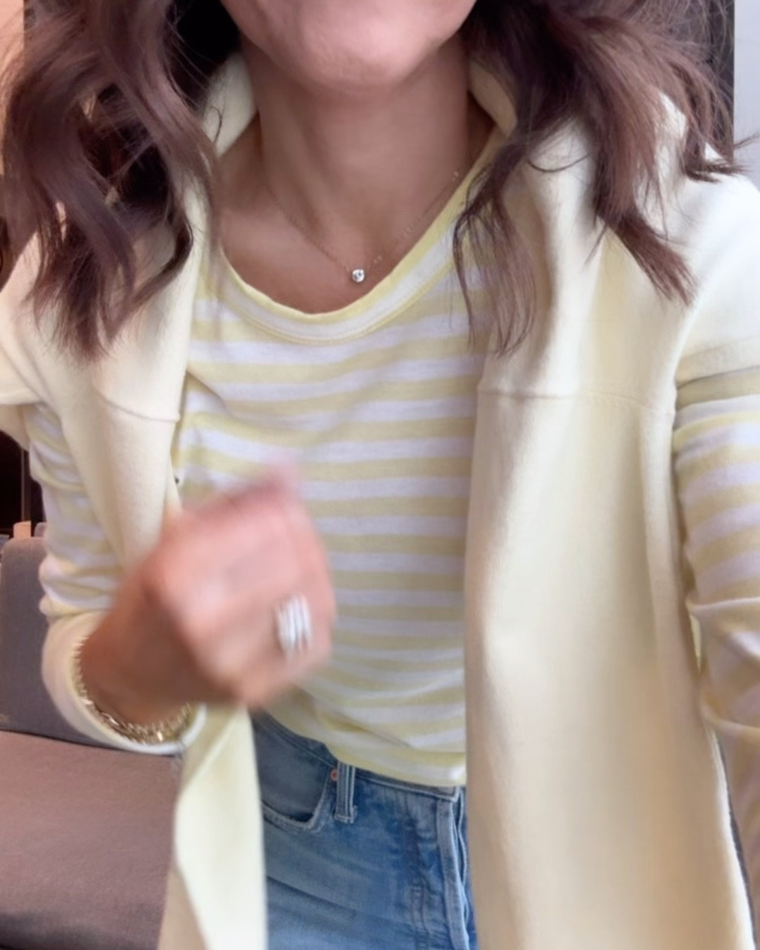 5 ways to layer your Spring sweater. How to layer. Spring layers. 
Tee XS. Sweater XS. Jeans TTS, 25.

#LTKSeasonal #LTKSaleAlert #LTKOver40