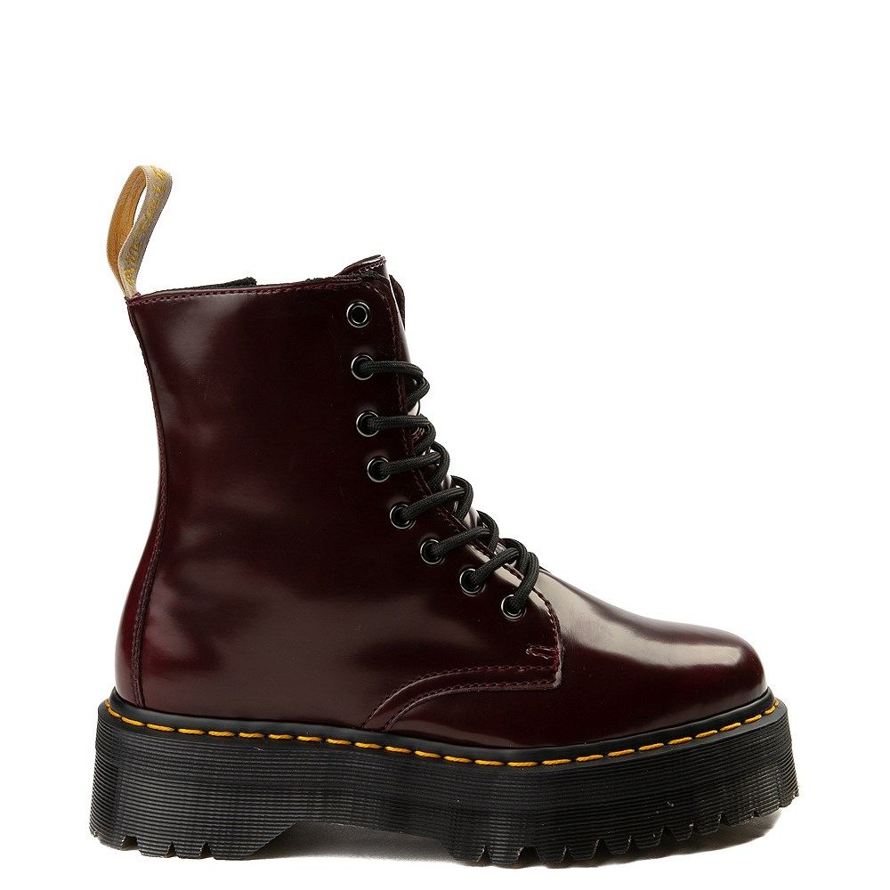 Dr. Martens Jadon Vegan Boot - Burgundy | Journeys