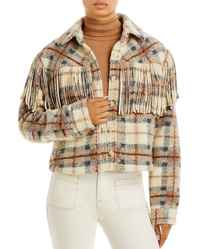 BLANKNYC Cropped Plaid Shacket Back to Results -  Women - Bloomingdale's | Bloomingdale's (US)