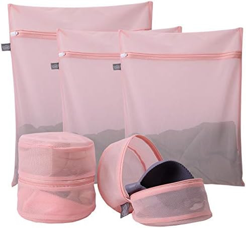 Amazon.com: Kimmama Mesh Laundry Bag-Heavy Duty Fine Mesh Wash Bag for Washing Machine-Supper Zip... | Amazon (US)