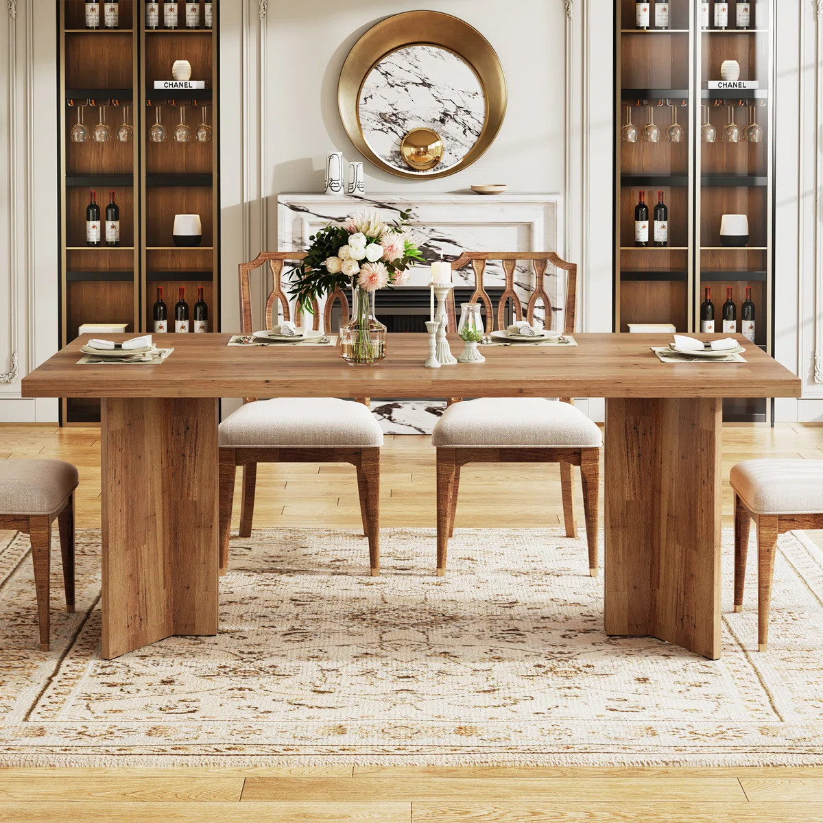 Rahn 63'' W. 6 Person Dining Table | Wayfair North America