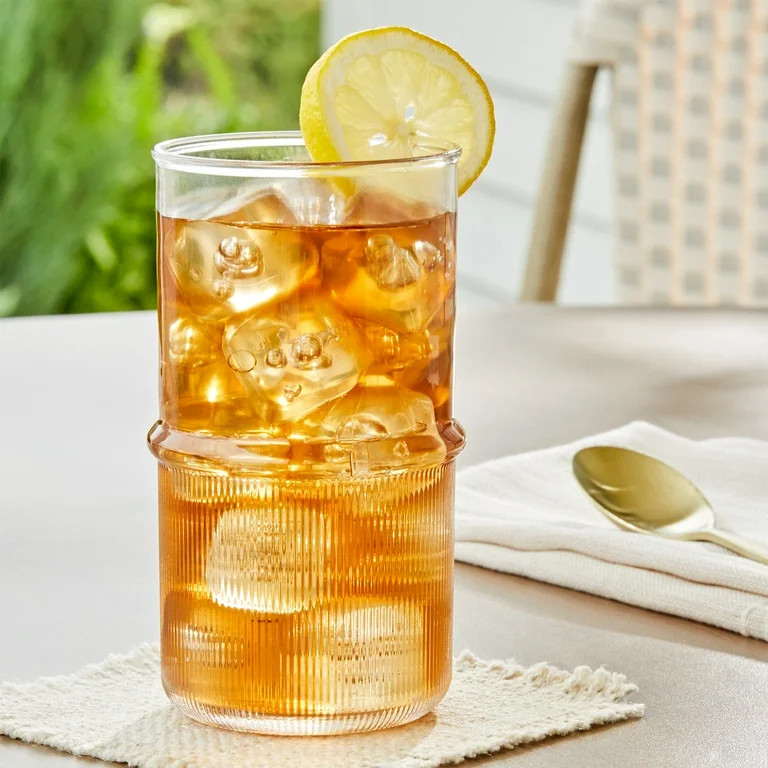 Better Homes and Gardens Tall Clear Ribbed Tritan Tumbler, 21-Ounce, Dishwasher Safe | Walmart (US)
