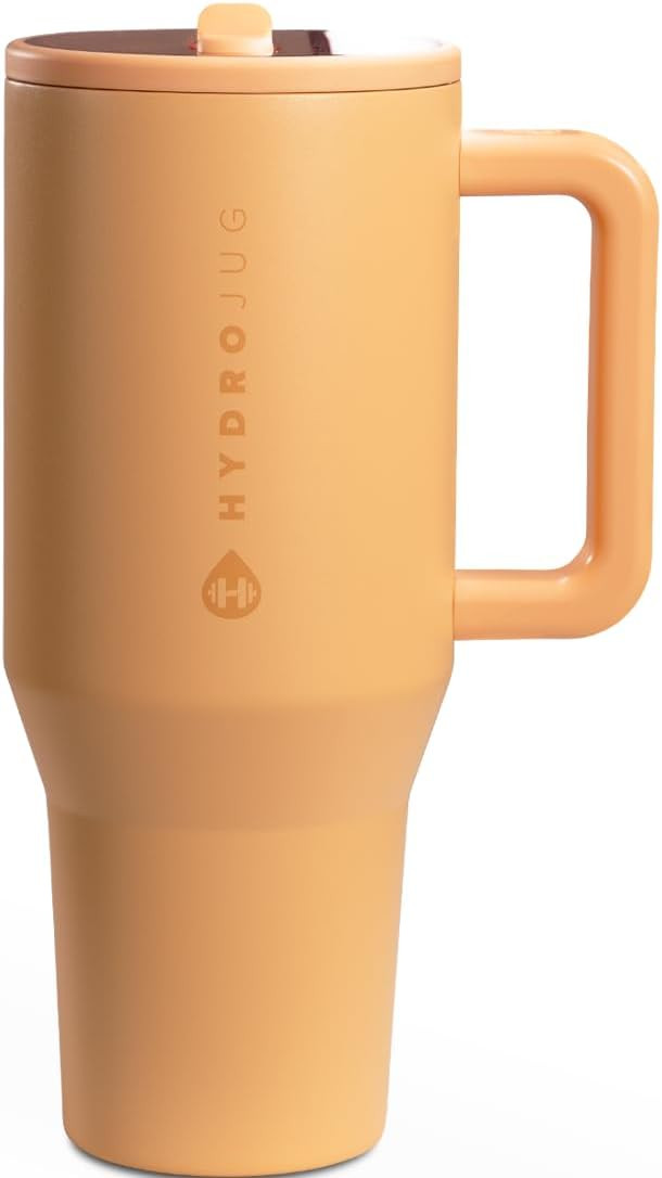 HydroJug Traveler - 32 oz Water Bottle with Handle & Flip Straw - Fits in Cup Holder, Leak Resist... | Amazon (US)