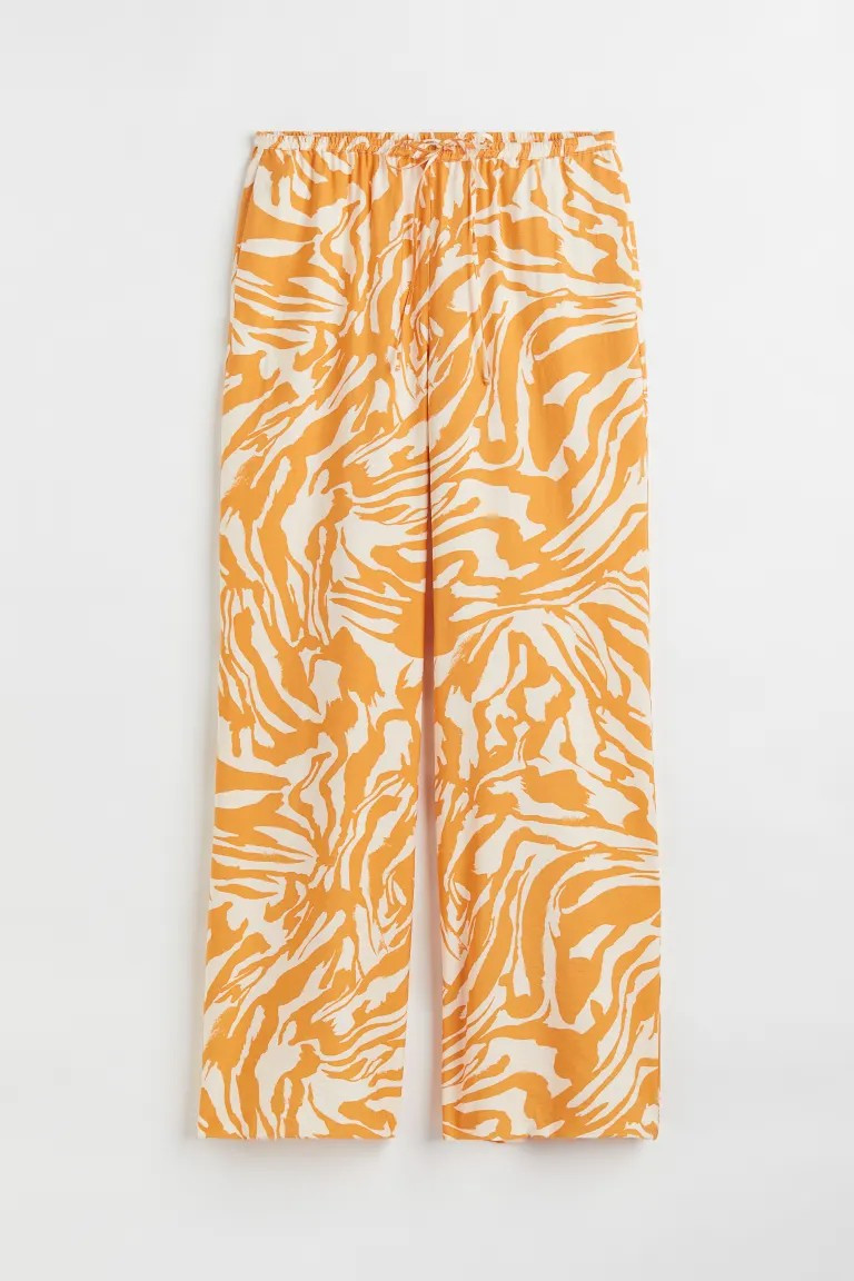 Wide-cut Satin Pants | H&M (US + CA)