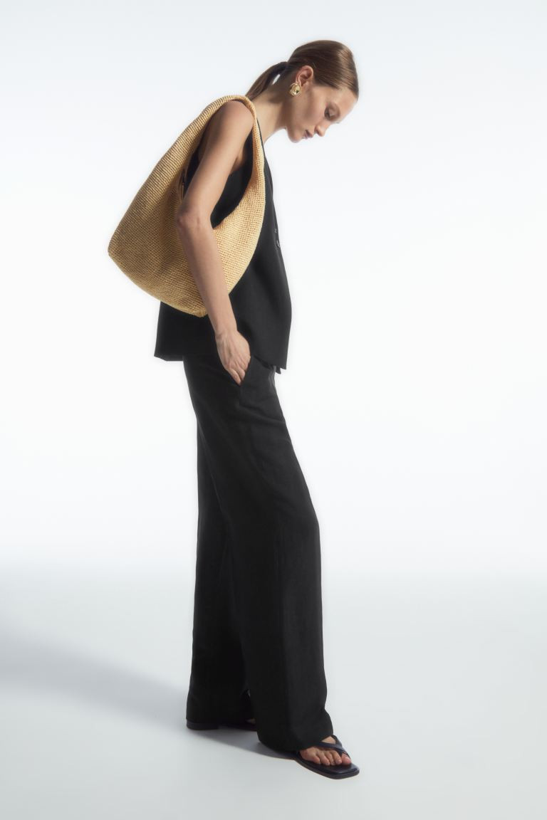 MINI SLING BAG - RAFFIA - BEIGE - Ladies | H&M GB | H&M (UK, MY, IN, SG, PH, TW, HK)