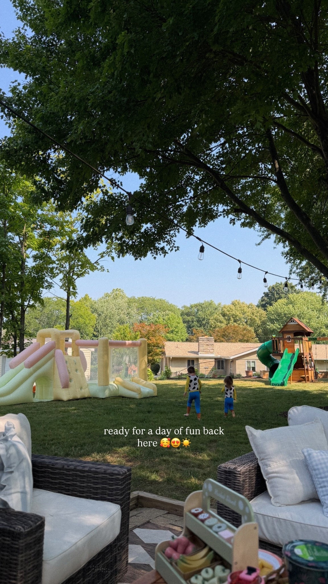 ready for a day of fun back here 🥰😍☀️