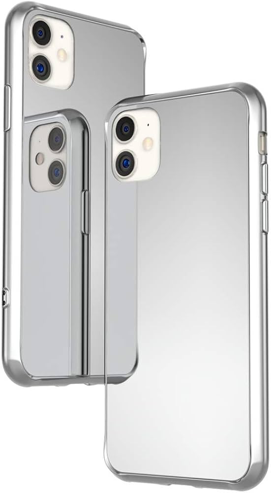 NALIA Spiegel Hartglas Hülle kompatibel mit iPhone 11, Mirror Hard-Case 9H Tempered Glass Cover ... | Amazon (DE)