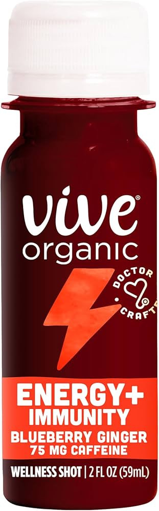 Vive Organic Energy + Immunity Dual Boost Shot (2oz bottle) | Amazon (US)