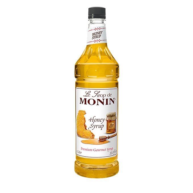 Monin - Honey Syrup, Smooth Sweet Honey Flavor, Great for Teas, Lemonades, Cocktails, & Coffee, G... | Amazon (US)