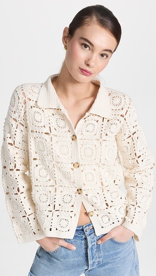 Tasha Crochet Jacket | Shopbop