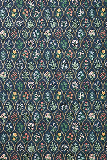 Rifle Paper Co. Hawthorne Wallpaper | Anthropologie (US)