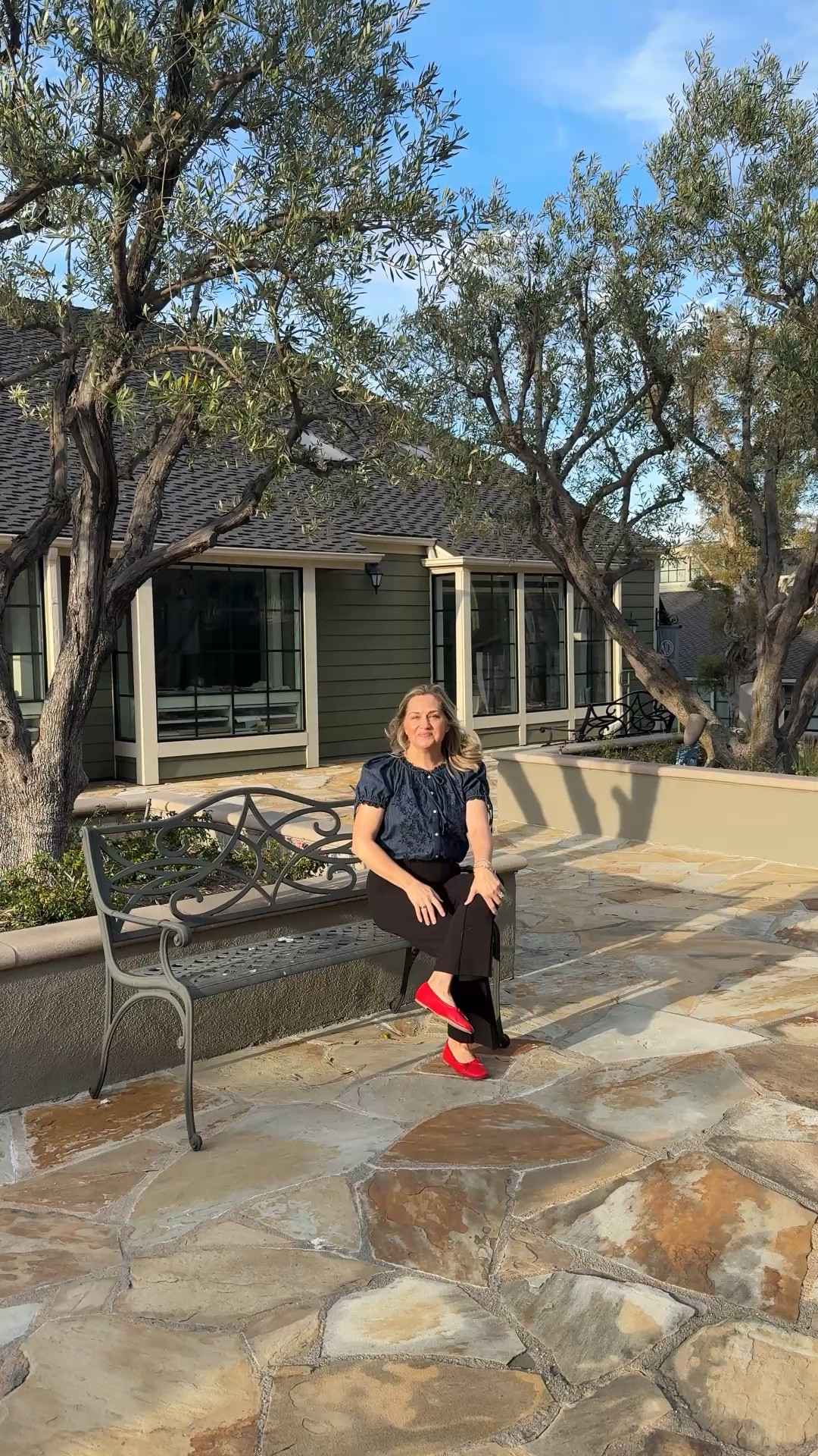 These pants are stretchy enough to be super comfortable and will hold in your hormonal belly! 