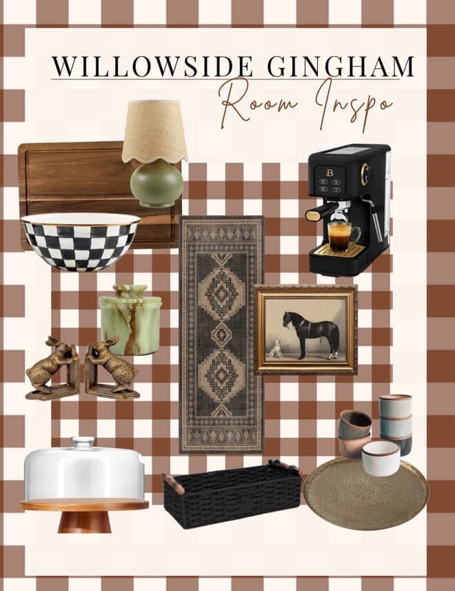 Kitchen inspo ideas with my newest wallpaper line Willowside Gingham you can find this at Wallblush this gives you some ideas of how to envision it in your home! 

#LTKU #LTKHome #LTKFamily