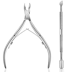 Ejiubas Cuticle Pusher Cuticle Nipper Stainless Steel Cuticle Trimmer Cuticle Remover Tool Set fo... | Amazon (US)