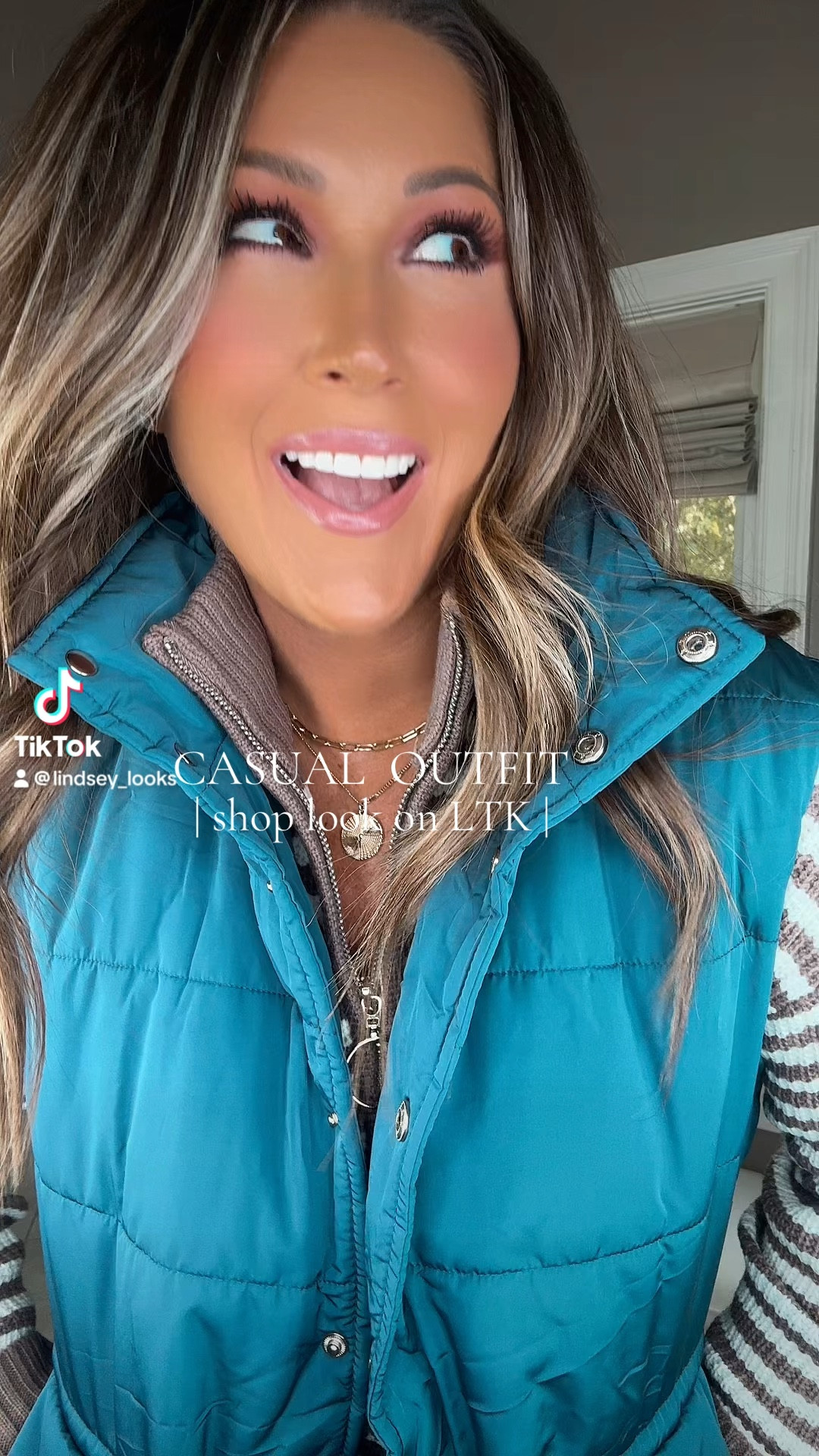 Wearing TTS Small in both vest and sweater 

#LTKStyleTip #LTKSeasonal #LTKFallSale