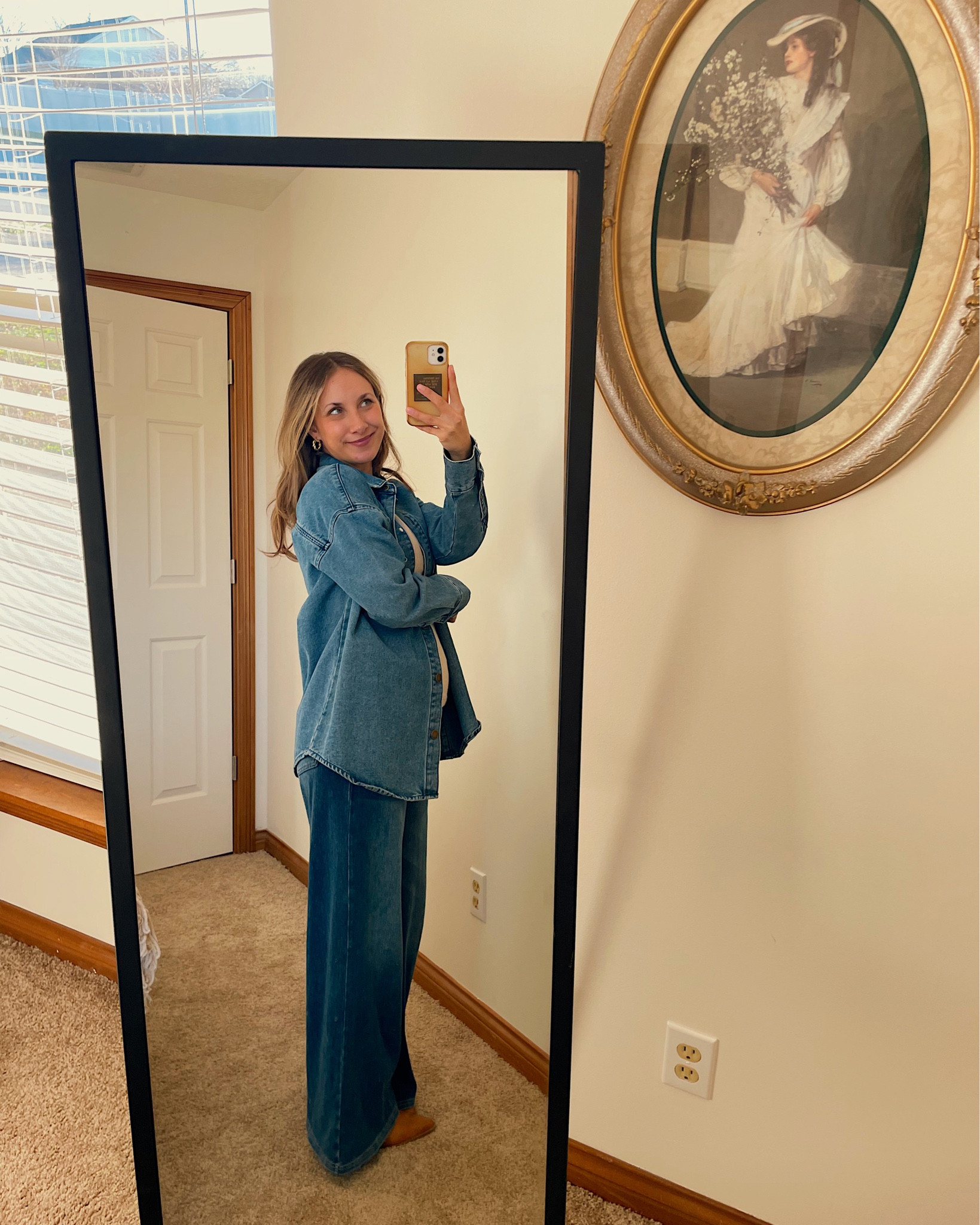 Denim on denim is such a fun vibe! 👖💙🩵

#LTKBeauty #LTKootd #LTKBump