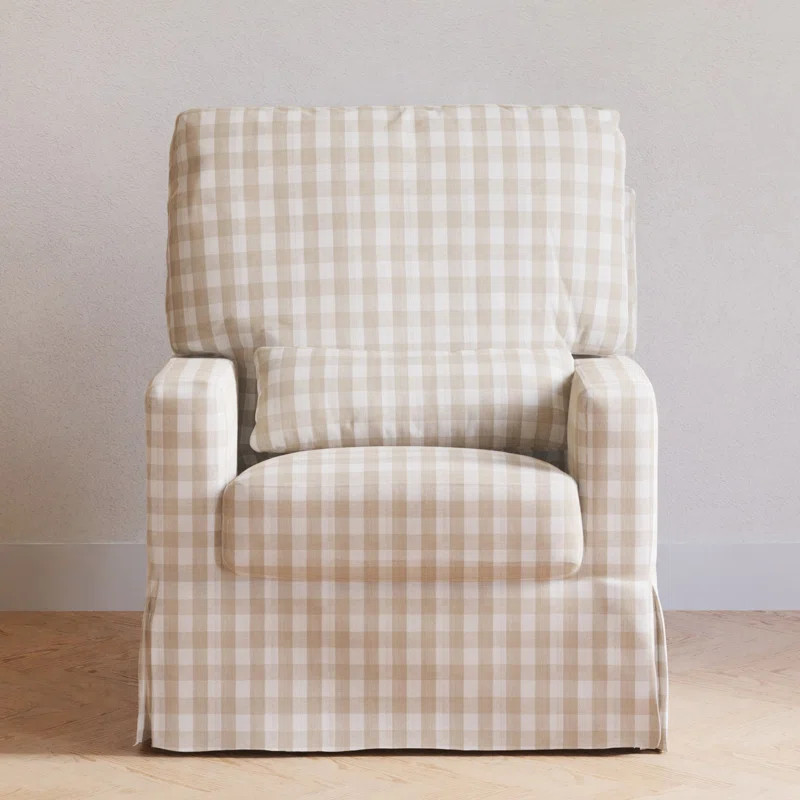 Crawford Upholstered Swivel Glider | Wayfair North America