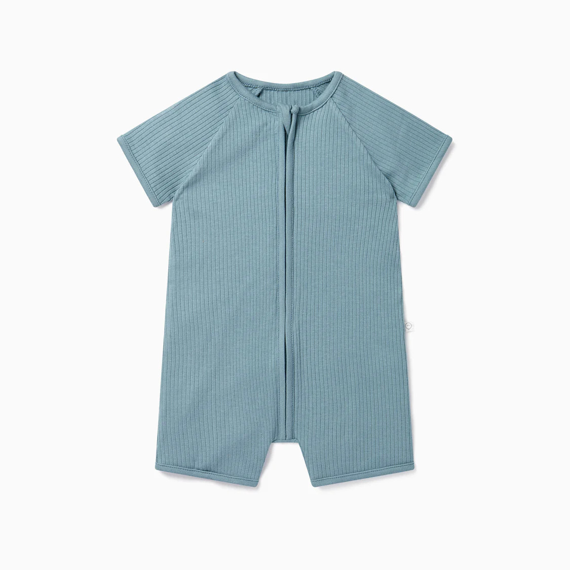 Ribbed Zip Summer Pajamas | Baby Mori (US)