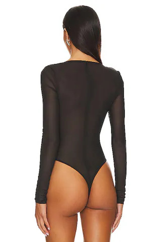 Carter Diamante Bodysuit in Black | Revolve Clothing (Global)