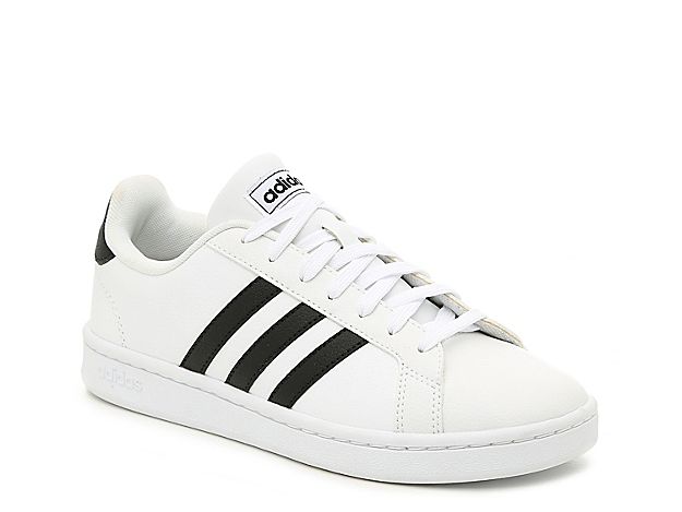 adidas Grand Court Sneaker -White/Black - Women's - White/Black | DSW