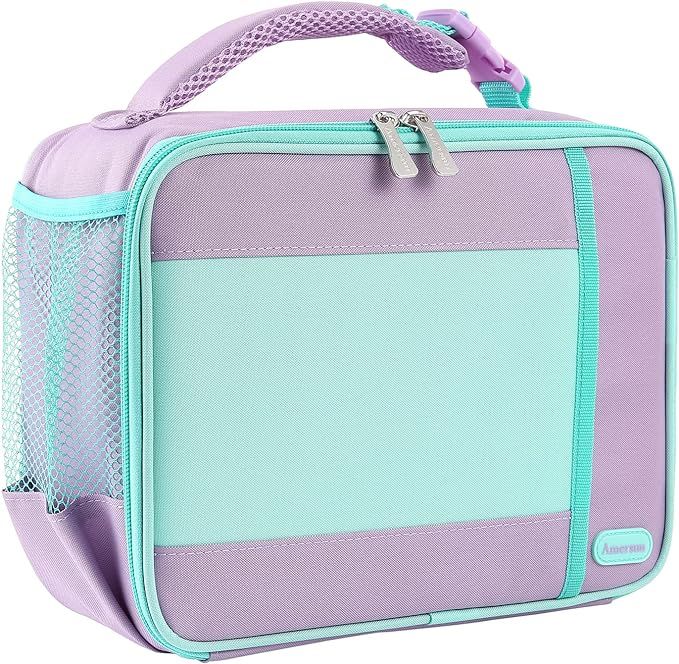 Amersun Kids Lunch Box with Supper Padded Inner Keep Food Cold Warm for Longer Time, Leak-proof S... | Amazon (US)