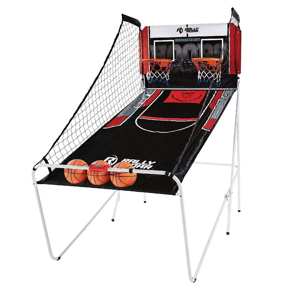 Rally and Roar Indoor Home 2 Player Hoop Dual Shootout Basketball Arcade Game with Preset Games, ... | Target