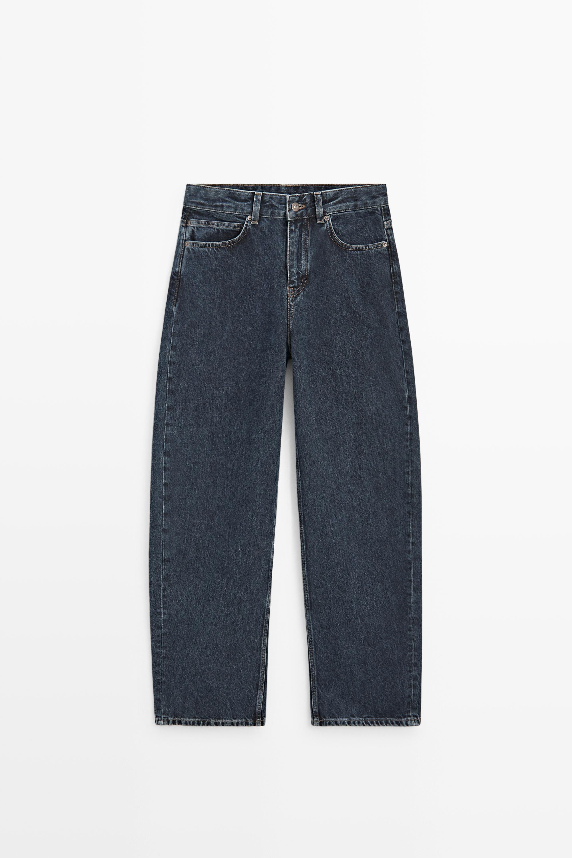 Jean barrel fit taille moyenne | Massimo Dutti FR