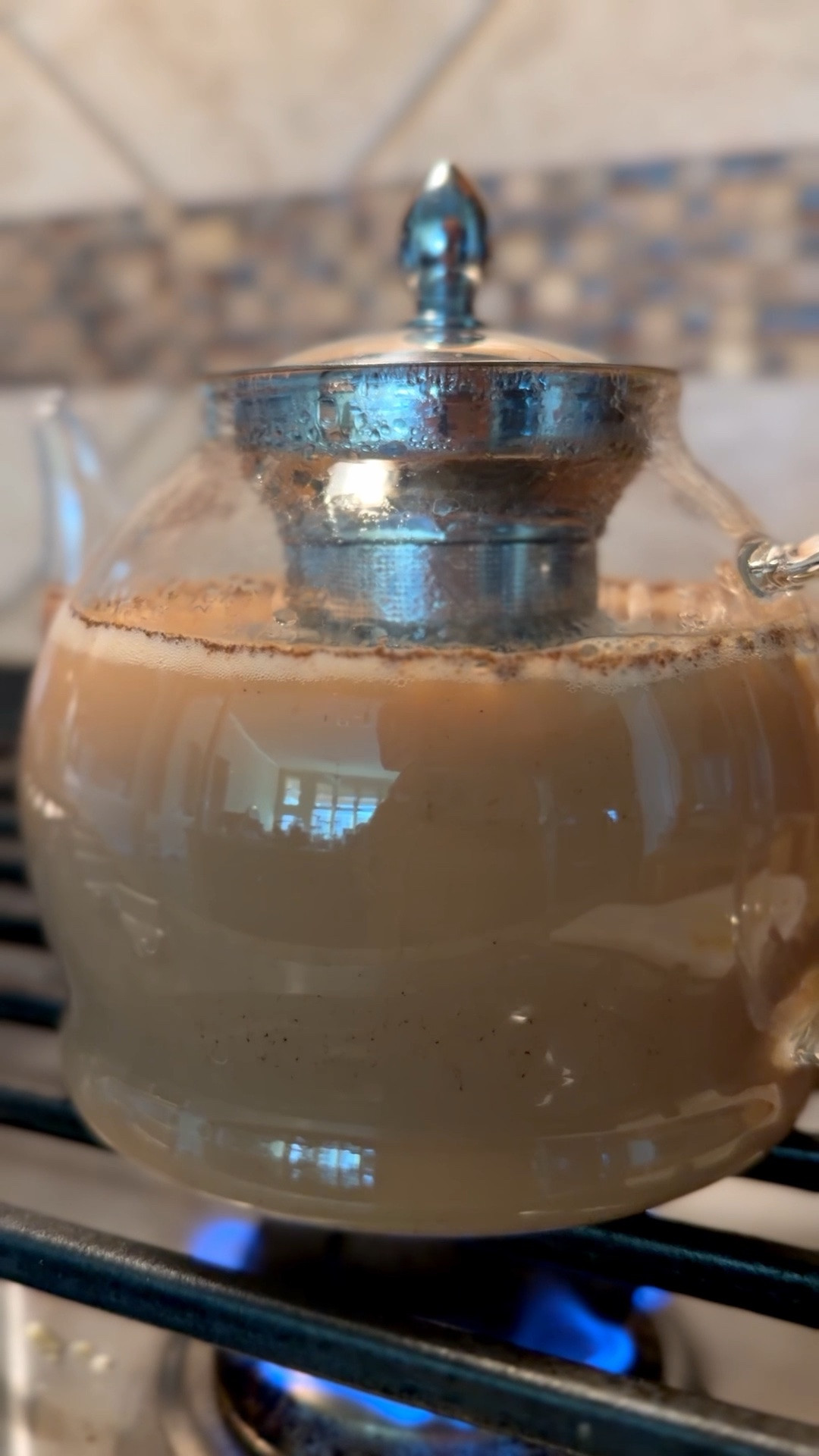 I’m officially a tea snob ! This beautiful glass stovetop tea infuser is my new favorite obsession. And the pour… chefs kiss 💋. 
Side note 📝: this was Chai ☕️

#LTKHome #LTKfoodie #LTKdayinmylife