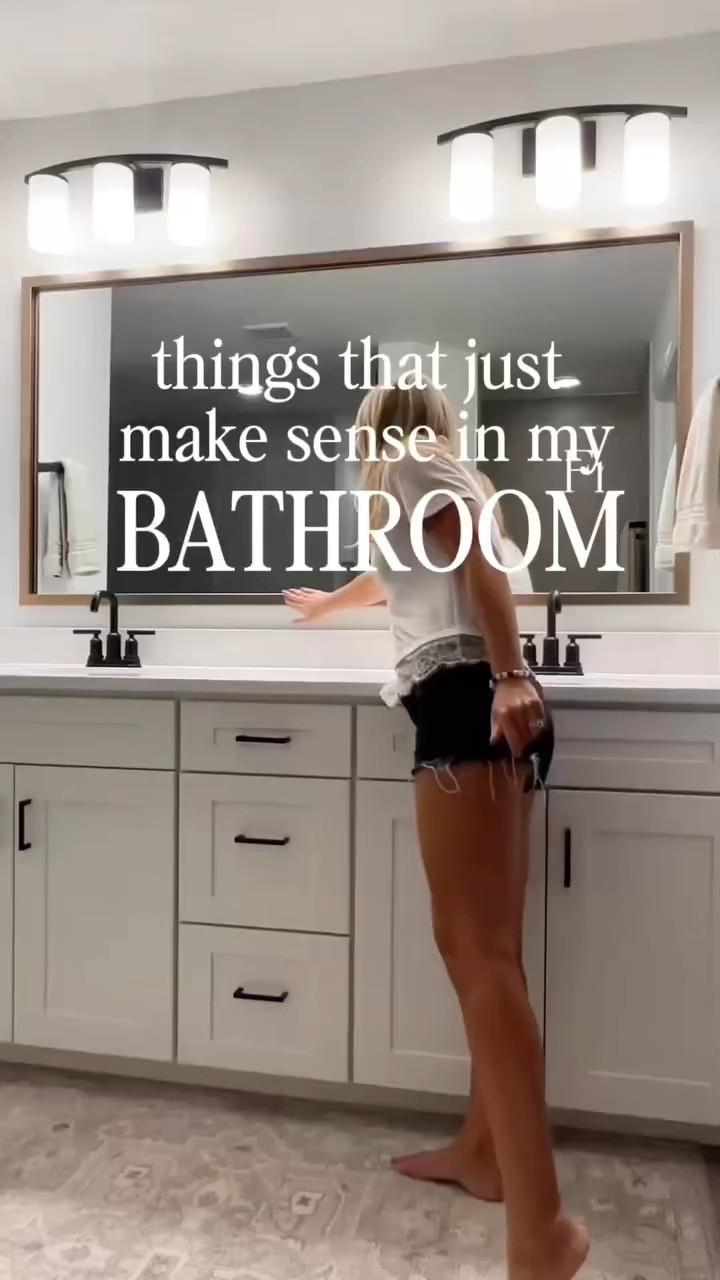 Bathroom finds that just make sense, organized, functional, and actually pretty without breaking the bank! Love how much extra storage these add 🤩

#LTKdayinmylife #LTKHome