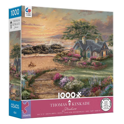 Ceaco Thomas Kinkade: Seaside Cottage Jigsaw Puzzle - 1000pc | Target