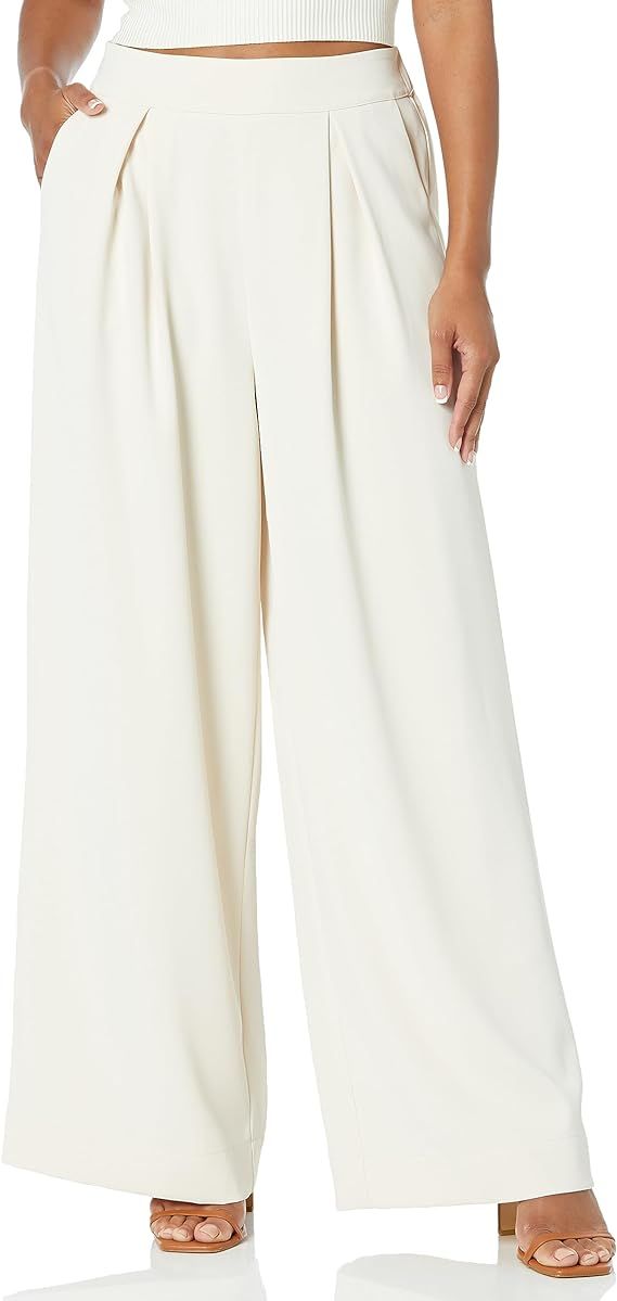 The Drop Women's Crème Brulee Wide Leg Pant by @kass_stylz | Amazon (US)