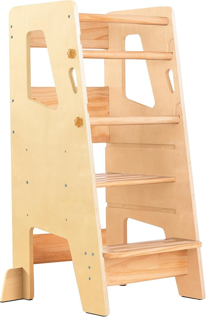 Toddler Standing Tower - Adjustable Height Toddler Kitchen Stool Helper - Ideal Kids Kitchen Step... | Amazon (US)