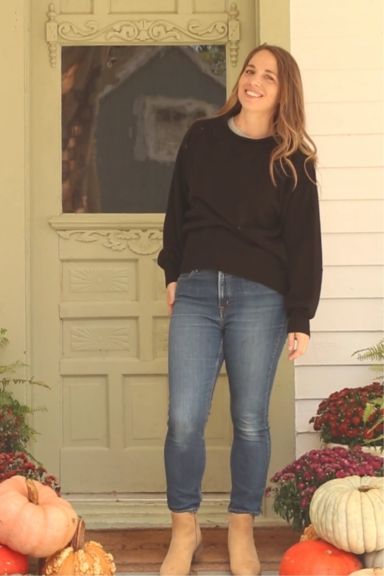 @walmartfashion has me covered for fall basics this season! I picked up a couple pairs of jeans, a few sweaters and cardigans, boots and a cozy but stylish sweatshirt. #walmartpartner #walmartfashion 